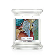 Kringle Candle Novembrrr aromātiskā svece, vidēja, 2 daktis (411 g)