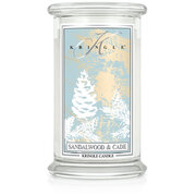 Kringle Candle Sandalwood & Cade liela 2-dakti aromātiskā svece (624 g)