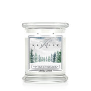 Kringle Candle Winter Evergreen aromātiskā svece, vidēji 2 daktis (411g)