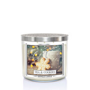 Kringle Candle TUMBLER Tea & Cookies 3-dakti aromātiskā svece (411g)