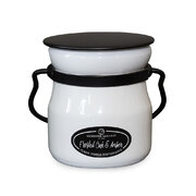 MILKHOUSE CANDLE Matēta ozola un dzintara aromātiskā svece CREAM JAR (142 g)