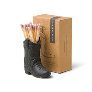 Paddywax NASVILLE COWBOY sērkociņu turētājs + sērkociņi 25gb - melns
