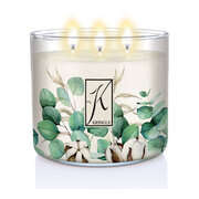 Kringle Candle TUMBLER Eucalyptus Cotton 3-dakti aromātiskā svece (411g)