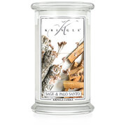 Kringle Candle Sage & Palo Santo liela 2-dakti aromātiskā svece (624 g)