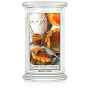 Kringle Candle Salted Maple Pumpkin liela 2-dakti aromātiskā svece (624 g)