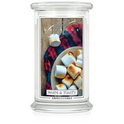 Kringle Candle Warm & Toasty liela 2-dakti aromātiskā svece (624 g)