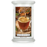 Kringle Candle Butter Rum Cafe liela 2-dakti aromātiskā svece (624 g)