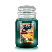 Country Candle Winter Spice liela 2-dakti aromātiskā svece (737 g)