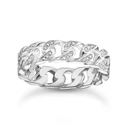 Thomas Sabo TR2500-051-14-54 Ring - Kettenglieder weiße Steine silber Damen