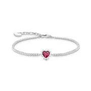 Thomas Sabo A2188-013-10-L19V Herz Armband romance silber
