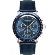 Zeppelin 8878-3 Mens Watch New York Chronograph 43mm 5ATM 
