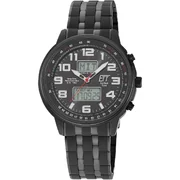 ETT Eco Tech Time EGS-11736-22M Mens Watch Solar Drive Radio-controlled 48mm 10ATM 