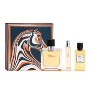 Hermes Terre D'Hermes Pure Parfum Dāvanu komplekts, parfum 75 ml + parfum 15 ml + Shower Gel 40ml