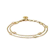 Thomas Sabo A2216-414-14-L19V Bracelet Double row zirconia Gold-plated