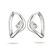 Thomas Sabo CR763-051-14 Hoop Earrings with Teardrop-Shaped Cubic Zirconia Women