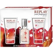 Atkārtojiet savu aromātu! Her Gift komplektam, tualetes ūdens 20 ml + dušas želeja 50 ml + dezodorants 50 ml