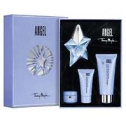 Thierry Mugler Angel dāvanu komplekts parfimēts ūdens 25 ml + ķermeņa losjons 100 ml + dušas želeja 30 ml + ķermeņa krēms 10 ml atkārtoti uzpildāms