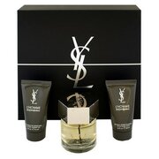 Yves Saint Laurent L'Homme dāvanu komplekts, tualetes ūdens 60 ml + balzams pēc skūšanās 50 ml + dušas želeja 50 ml