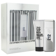 Carolina Herrera 212 VIP Men Dāvanu komplekts, tualetes ūdens 100ml + dušas želeja 100ml (Ceļojuma komplekts)