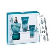 Jean Paul Gaultier Le Male dāvanu komplekts, tualetes ūdens 125 ml + dušas želeja 50 ml + balzams pēc skūšanās 30 ml