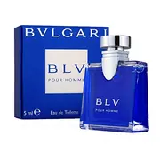Bvlgari BLV Homme tualetes ūdens, 5 ml