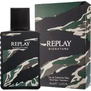 Replay Signature for Him tualetes ūdens, 30ml