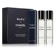 Chanel Bleu de Chanel parfimērijas ūdens, 3x20ml (1x atkārtoti uzpildāms + 2x uzpildāms)
