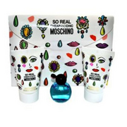Moschino So Real Cheap & Chic dāvanu komplekts, tualetes ūdens 4,9 ml + dušas želeja 25 ml + ķermeņa losjons 25 ml