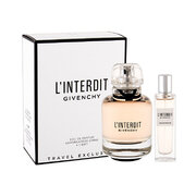 Givenchy L'Interdit dāvanu komplekts, aromatizēts ūdens 80ml + aromatizēts ūdens 12,5ml (ceļojumu komplekts)