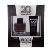 Antonio Banderas Seduction in Black dāvanu komplekts, tualetes ūdens 100 ml + balzams pēc skūšanās 75 ml