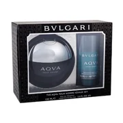 Bvlgari Aqva pour Homme dāvanu komplekts, tualetes ūdens 100ml + dezodorants 75ml (Ceļojuma komplekts)
