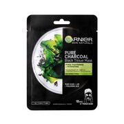 Melnā audu maska ar jūras aļģu ekstraktu Pure Charcoal Skin Naturals (Black Tissue Mask) 28 g