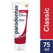 Zobu pasta pret smaganu asiņošanu bez fluora Classic 75 ml