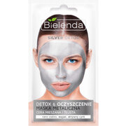 Detoksikācijas attīroša maska taukainai un jauktai ādai Sudraba Detox (Detoxifying Face Mask) 8 g
