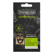 Attīroša maska ar aktivēto ogli taukainai un jauktai ādai Carbo Detox (Clean sing Carbon Mask) 8 g