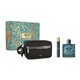 Versace Eros dāvanu komplekts, tualetes ūdens 100ml + tualetes ūdens 10ml + kosmētikas somiņa