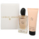 Giorgio Armani Si dāvanu komplekts, aromatizēts ūdens 100ml + ķermeņa losjons 75ml (ceļojumu komplekts)