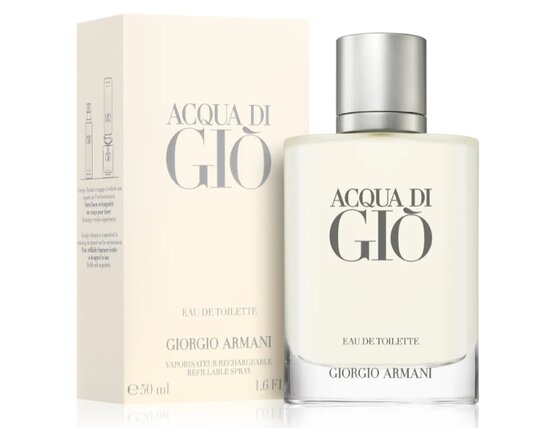 Armani acqua di giò, refillable toaletná voda, 50 ml - Armani Acqua di Giò, refillable Toaletná voda, 50 ml
