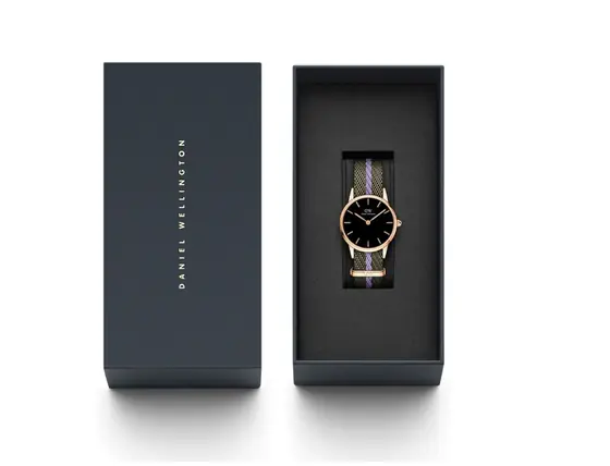 Daniel wellington dw00100680 iconic nato green/purple 28mm 3atm - DW1 (2)